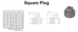 Square Plug Class 150