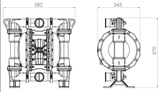 AODD Pump Food grade / Diaphragm Sanitary Pump