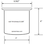 Tri-Clamp® Spool with Closed Rounded Bottom