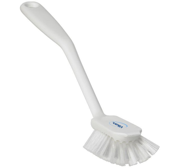 4041300 - Handle Dish Brush w/2-3/4 Polyester Bristles 12 - White