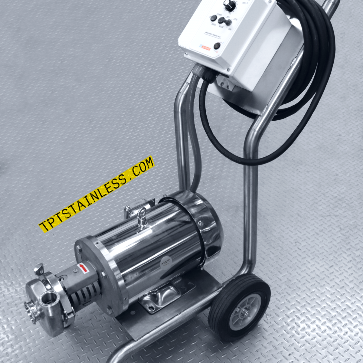 High Shear Mixer Heavy Duty Pump Cart — Texas Process Technologies