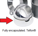 Tri-Clamp® 3-Way L type ball valve with pneumatic actuator